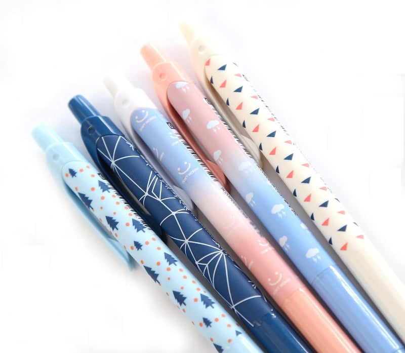 GANSSIA Blue Series Mechanical Pencils 0.5mm Point Lead Automatic Pencil for Drafting and Sketching Pack of 5 Pcs - Image 3
